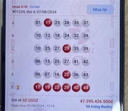 ảnh chụp màn hình cách chơi xổ số trên điện thoại