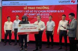 ảnh chụp màn hình giải thưởng xổ số