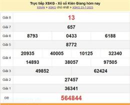 ảnh chụp màn hình kết quả xổ số kiên giang ngày 23 tháng 8
