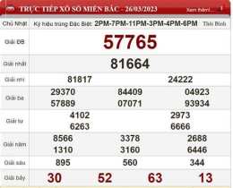 ảnh chụp màn hình kết quả xổ số ngày 3 tháng 4 năm 2026