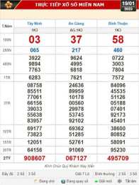 ảnh chụp màn hình kết quả xổ số tây ninh ngày 19 tháng 2 năm 2026