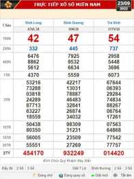 ảnh chụp màn hình kết quả xổ số trà vinh ngày 23 tháng 1