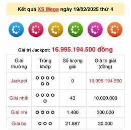 ảnh chụp màn hình kết quả xổ số vietlott ngày 26 tháng 2 năm 2026