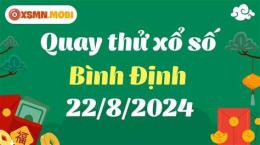 ảnh chụp màn hình quay thử xổ số bình định chiều nay