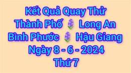 ảnh chụp màn hình quay thử xổ số thành phố long an