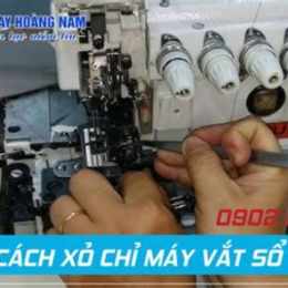 cách xỏ chỉ máy vắt sổ gia đình