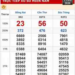đồng nai cần thơ xổ số