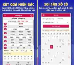 giao diện app cho xem xổ số 30 ngày