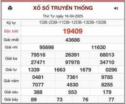 giao diện app cho xem xổ số đài miền bắc