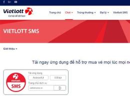 giao diện app công ty xổ số điện toán việt nam