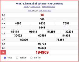 giao diện app kết quả xổ số bạc liêu ngày 18 tháng 8