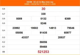 giao diện app kết quả xổ số cà mau ngày 27 tháng 04