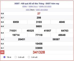 giao diện app kết quả xổ số sóc trăng ngày 22 tháng 10