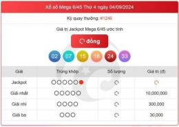 giao diện app quả xổ số vietlott hôm nay