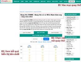 giao diện app quay thử xổ số miền nam hôm nay a trúng rồi