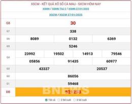giao diện app số cà mau xổ số cà mau