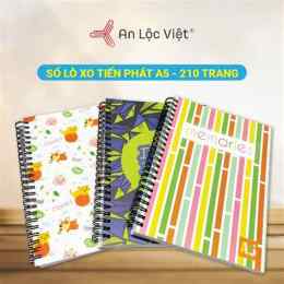 giao diện app sổ lò xo a5 200 trang