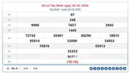 hướng dẫn sử dụng kết quả xổ số tây ninh ngày 25 tháng 12 năm 2025