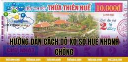 hướng dẫn sử dụng quả xổ số huế
