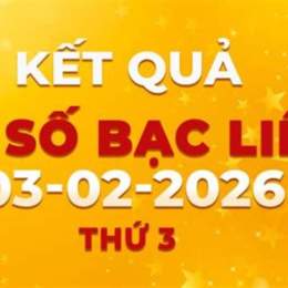 kết quả xổ số bạc liêu ngày 3 tháng 2