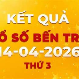 kết quả xổ số bến tre ngày 14 tháng 04