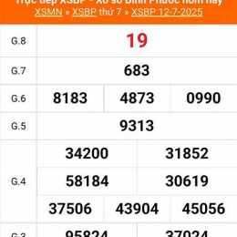 kết quả xổ số bình định ngày 19 tháng 03