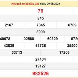 kết quả xổ số đắk lắk ngày 23 tháng 12