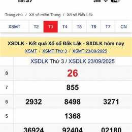 kết quả xổ số đak lak