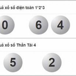 kết quả xổ số điện toán 6/45