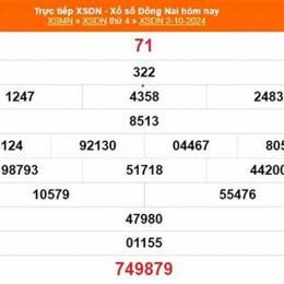 kết quả xổ số đồng nai 200 ngày
