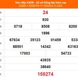 kết quả xổ số đồng nai ngày 11 tháng 03