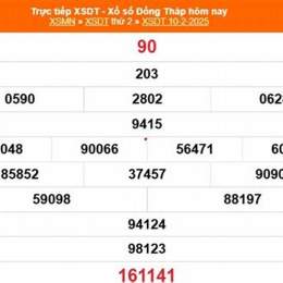 kết quả xổ số đồng tháp ngày 3 tháng 8