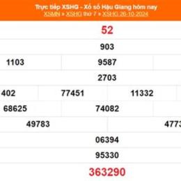 kết quả xổ số hậu giang ngày 8 tháng 11