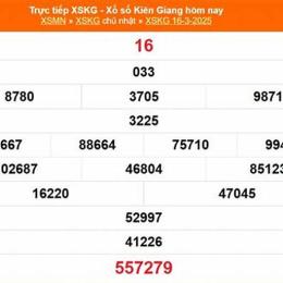 kết quả xổ số kiên giang ngày 16 tháng 11