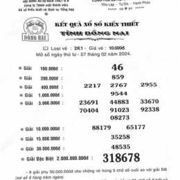 kết quả xổ số kiến thiết tỉnh lâm đồng