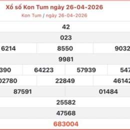 kết quả xổ số kon tum ngày 26 tháng 04