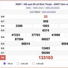 kết quả xổ số ninh thuận ngày 27 tháng 2