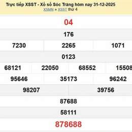 kết quả xổ số sóc trăng ngày 7 tháng 1