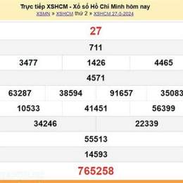 kết quả xổ số tp hồ chí minh hôm nay
