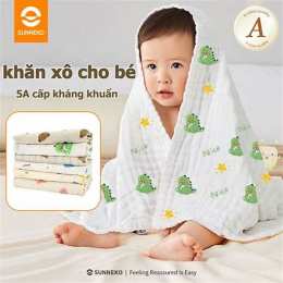 khăn xô tắm cho trẻ sơ sinh