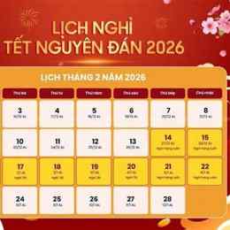 lịch nghỉ tết xổ số