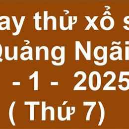 quay thử kết quả xổ số quảng ngãi