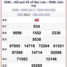 quay thử xổ số bạc liêu 666
