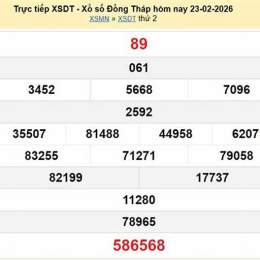 so xo đong thap hom nay