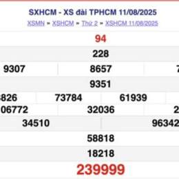số xổ hồ chí minh hôm nay