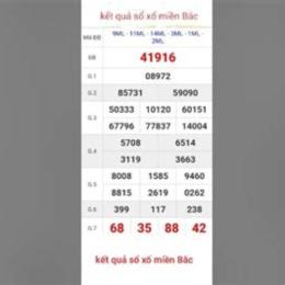 sổ xô miên bắc hôm nay thứ 4