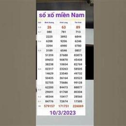 sổ xô miên nam cn