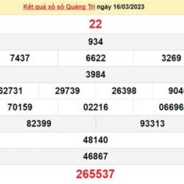 số xổ quảng trị