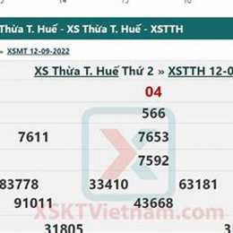 so xo thừa thiên huế