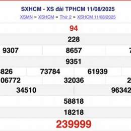 soi cầu xổ số hồ chí minh hôm nay